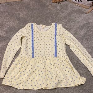 Girls sz 14 MJ dot top